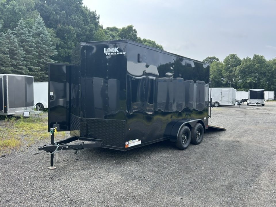 New 2027 Look Trailers 7X14 V nose, 7,000 lb. GVWR Cargo / Enclosed Trailer