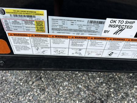 New 2027 Look Trailers 7X14 V nose, 7,000 lb. GVWR Cargo / Enclosed Trailer