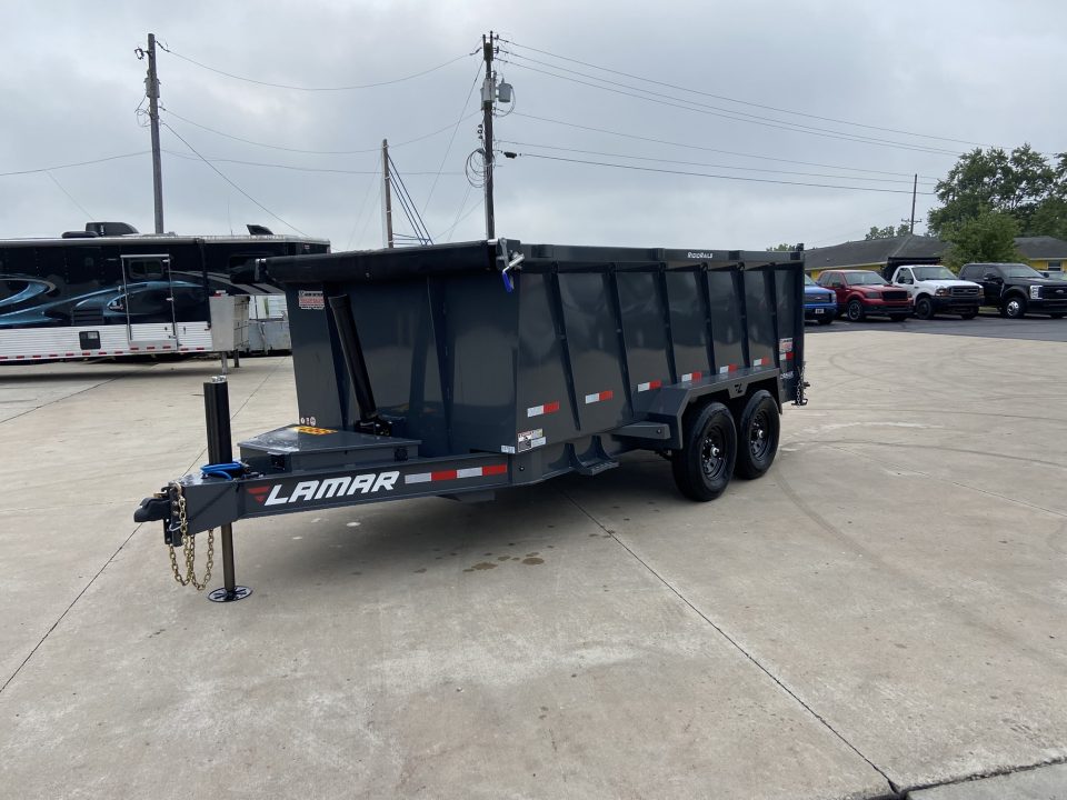 New Lamar 83"X14' Dump Trailer