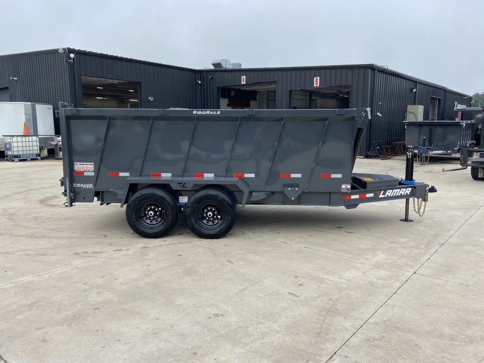New Lamar 83"X14' Dump Trailer