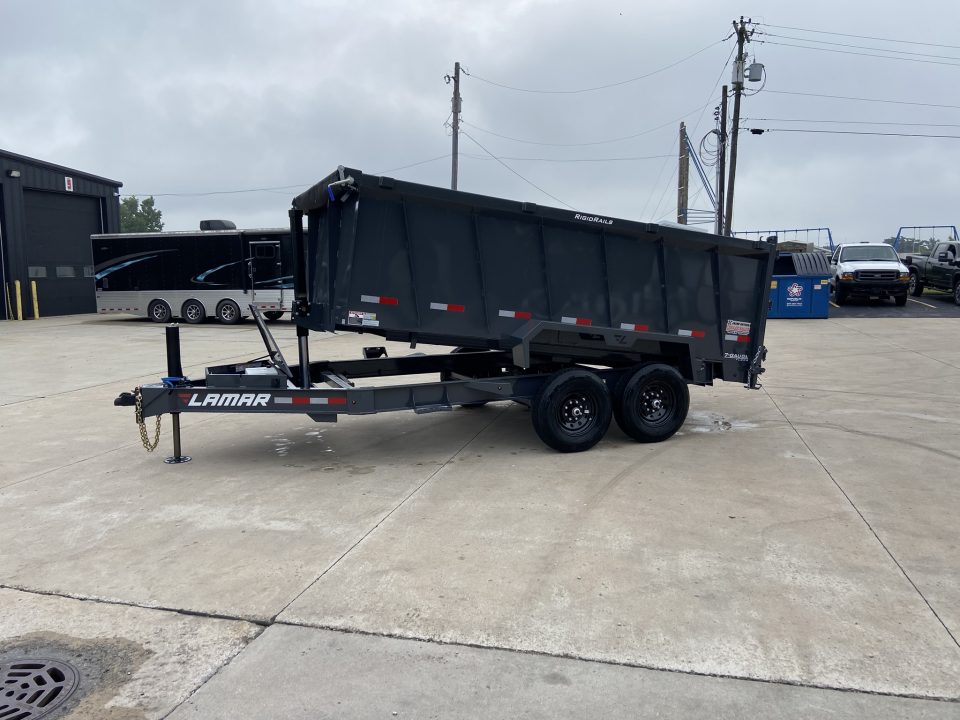 New Lamar 83"X14' Dump Trailer