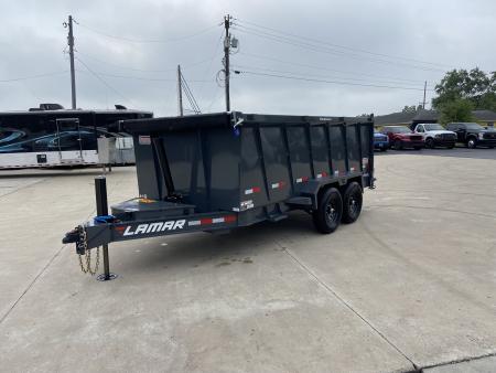 New Lamar 83 X14' Dump Trailer