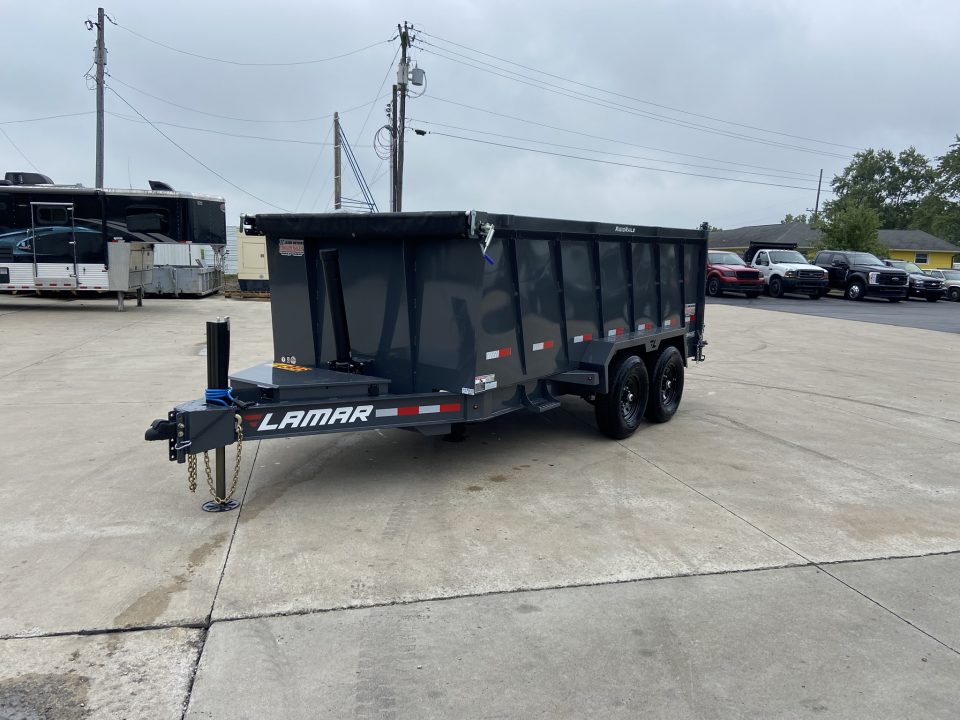 New Lamar 83"X14' Dump Trailer
