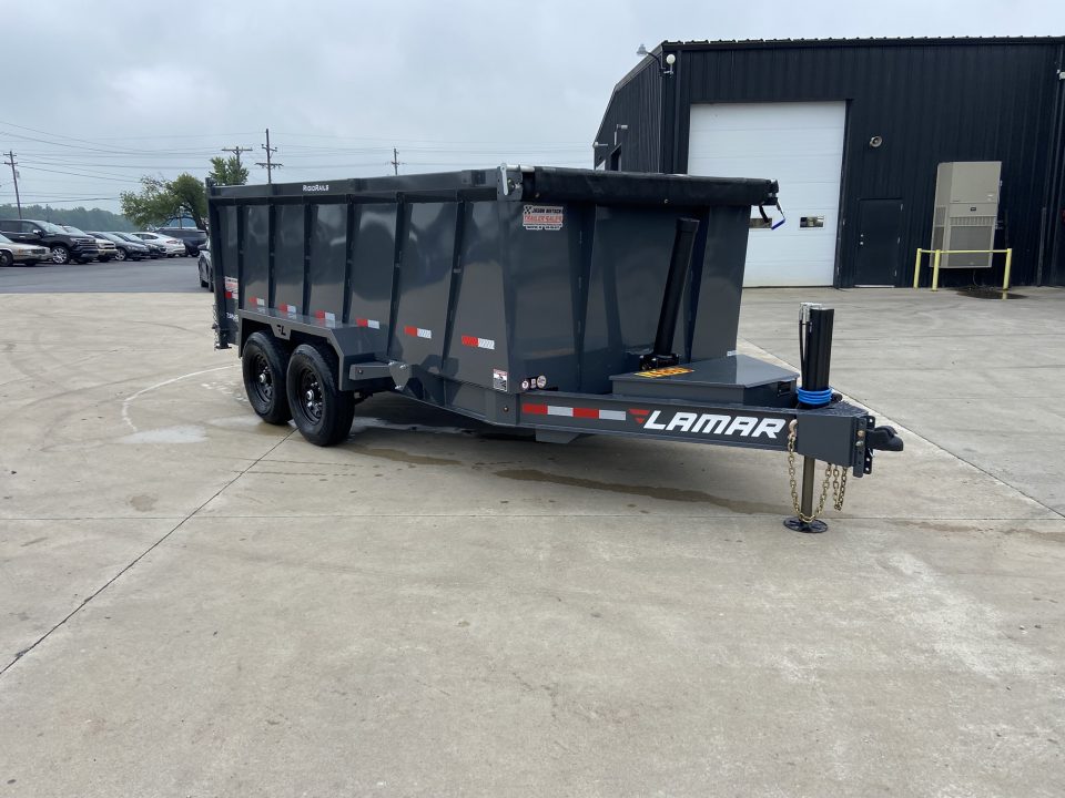 New Lamar 83"X14' Dump Trailer