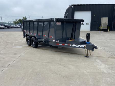 New Lamar 83"X14' Dump Trailer
