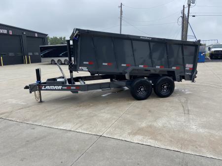 New Lamar 83"X14' Dump Trailer