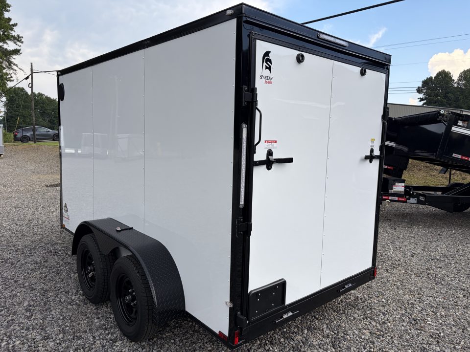New 2027 Spartan 6X12 Pro-Series, 6' 6" Interior, Tandem Axle With Brakes, Polycor, Stabledeck