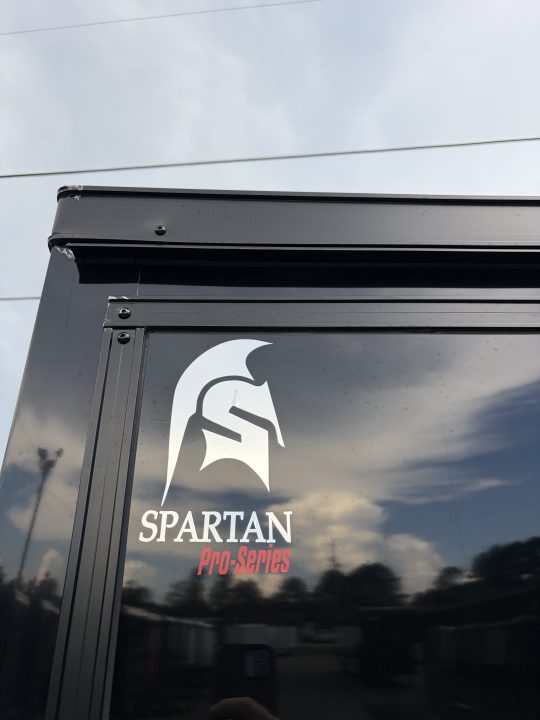 New 2027 Spartan 6X12 HD Pro-Series Enclosed Trailer, 1 Piece Roof, 7' Interior, Tandem Axle With Brakes, Stabledeck, Polycor, 1 Piece Aluminum Roof