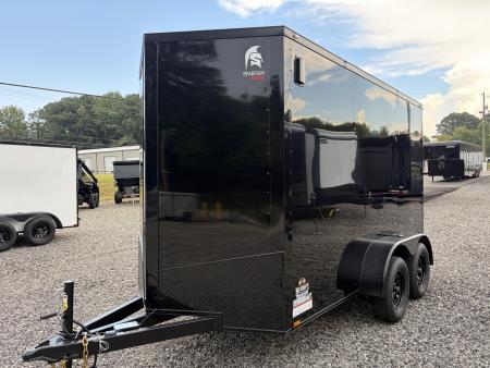 New 2027 Spartan 6X12 HD Pro-Series Enclosed Trailer, 1 Piece Roof, 7' Interior, Tandem Axle With Brakes, Stabledeck, Polycor, 1 Piece Aluminum Roof