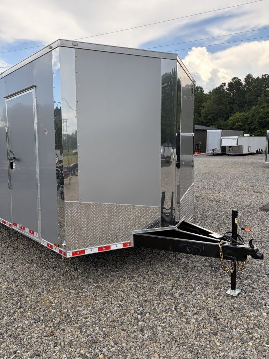 New 2027 Spartan Cargo 8.5x24 Enclosed Trailer, PolyCor, BIG PKG, 12" On Center Frame, 14K GVWR, 60" Triple Tube Tongue, 7' Interior, Heavy Duty Rear Ramp Door