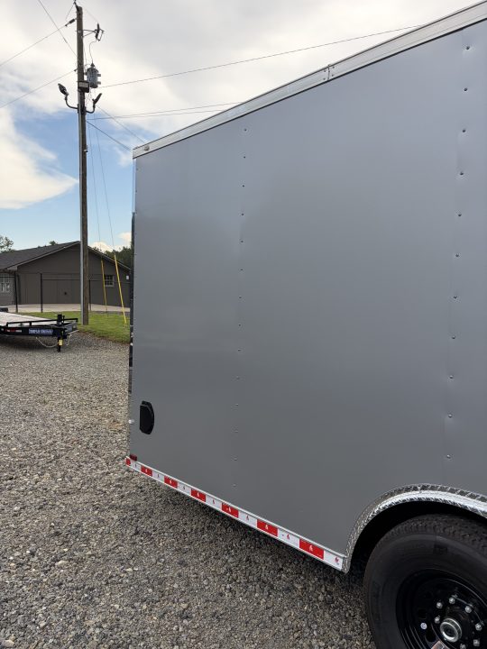 New 2027 Spartan Cargo 8.5x24 Enclosed Trailer, PolyCor, BIG PKG, 12" On Center Frame, 14K GVWR, 60" Triple Tube Tongue, 7' Interior, Heavy Duty Rear Ramp Door