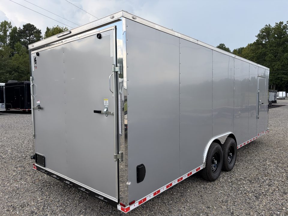 New 2027 Spartan Cargo 8.5x24 Enclosed Trailer, PolyCor, BIG PKG, 12" On Center Frame, 14K GVWR, 60" Triple Tube Tongue, 7' Interior, Heavy Duty Rear Ramp Door