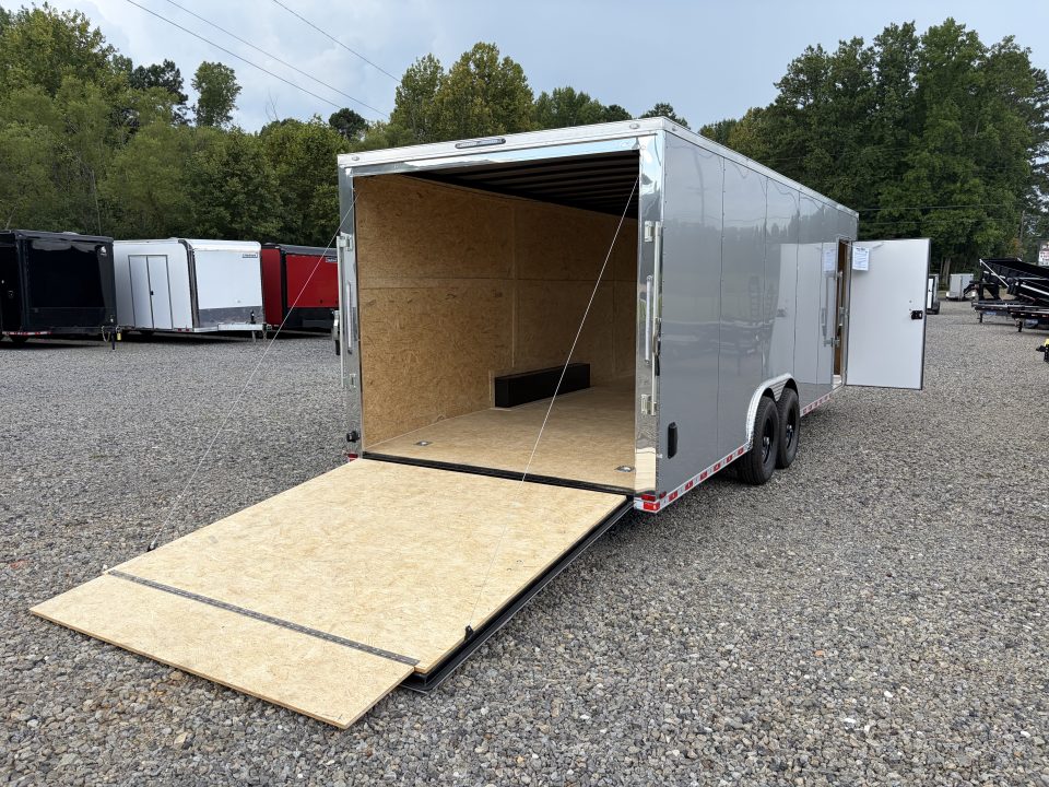 New 2027 Spartan Cargo 8.5x24 Enclosed Trailer, PolyCor, BIG PKG, 12" On Center Frame, 14K GVWR, 60" Triple Tube Tongue, 7' Interior, Heavy Duty Rear Ramp Door