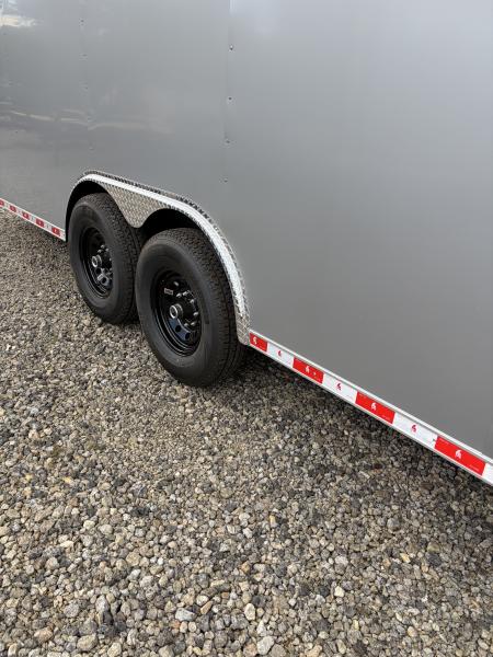 New 2027 Spartan Cargo 8.5x24 Enclosed Trailer, PolyCor, BIG PKG, 12" On Center Frame, 14K GVWR, 60" Triple Tube Tongue, 7' Interior, Heavy Duty Rear Ramp Door