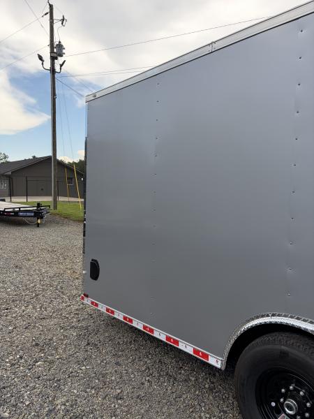 New 2027 Spartan Cargo 8.5x24 Enclosed Trailer, PolyCor, BIG PKG, 12" On Center Frame, 14K GVWR, 60" Triple Tube Tongue, 7' Interior, Heavy Duty Rear Ramp Door