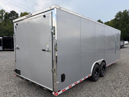 New 2027 Spartan Cargo 8.5x24 Enclosed Trailer, PolyCor, BIG PKG, 12" On Center Frame, 14K GVWR, 60" Triple Tube Tongue, 7' Interior, Heavy Duty Rear Ramp Door