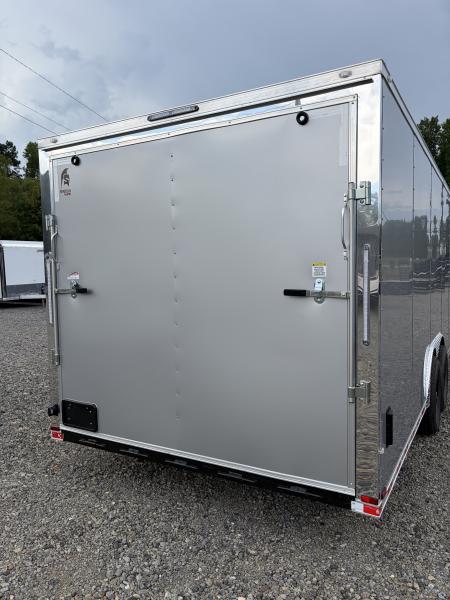 New 2027 Spartan Cargo 8.5x24 Enclosed Trailer, PolyCor, BIG PKG, 12" On Center Frame, 14K GVWR, 60" Triple Tube Tongue, 7' Interior, Heavy Duty Rear Ramp Door
