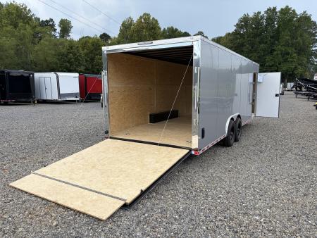 New 2027 Spartan Cargo 8.5x24 Enclosed Trailer, PolyCor, BIG PKG, 12" On Center Frame, 14K GVWR, 60" Triple Tube Tongue, 7' Interior, Heavy Duty Rear Ramp Door