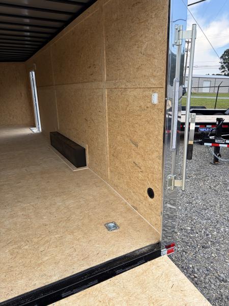 New 2027 Spartan Cargo 8.5x24 Enclosed Trailer, PolyCor, BIG PKG, 12" On Center Frame, 14K GVWR, 60" Triple Tube Tongue, 7' Interior, Heavy Duty Rear Ramp Door