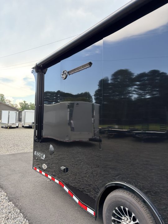 New 2027 Haulmark 44 Gooseneck Bathroom Race Trailer, Polycor, Air Prep, A/C, Awnings, Race Ready
