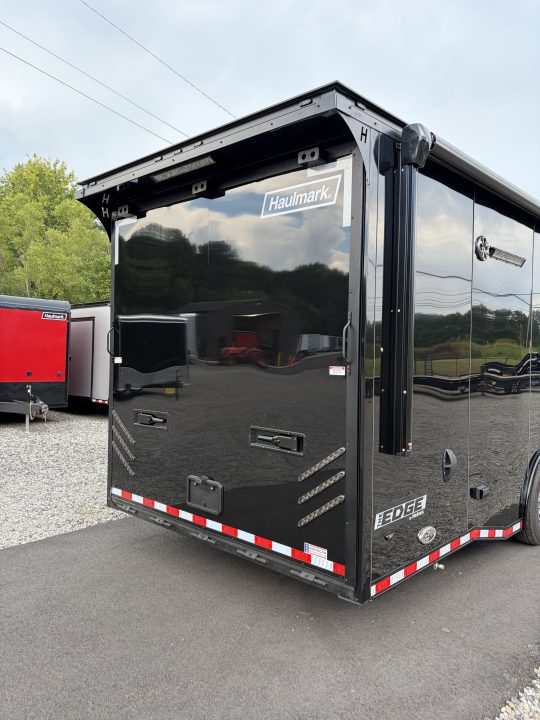 New 2027 Haulmark 44 Gooseneck Bathroom Race Trailer, Polycor, Air Prep, A/C, Awnings, Race Ready