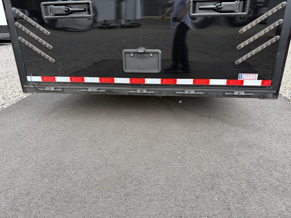 New 2027 Haulmark 44 Gooseneck Bathroom Race Trailer, Polycor, Air Prep, A/C, Awnings, Race Ready