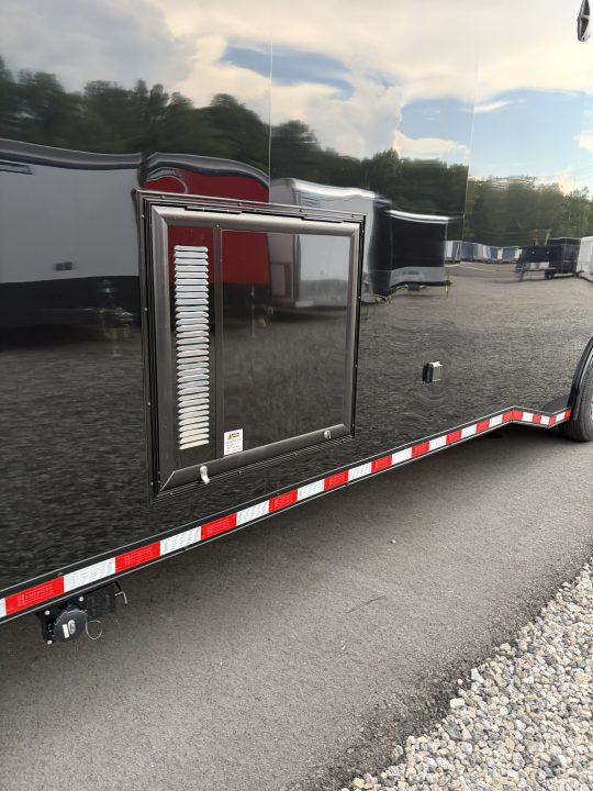 New 2027 Haulmark 44 Gooseneck Bathroom Race Trailer, Polycor, Air Prep, A/C, Awnings, Race Ready