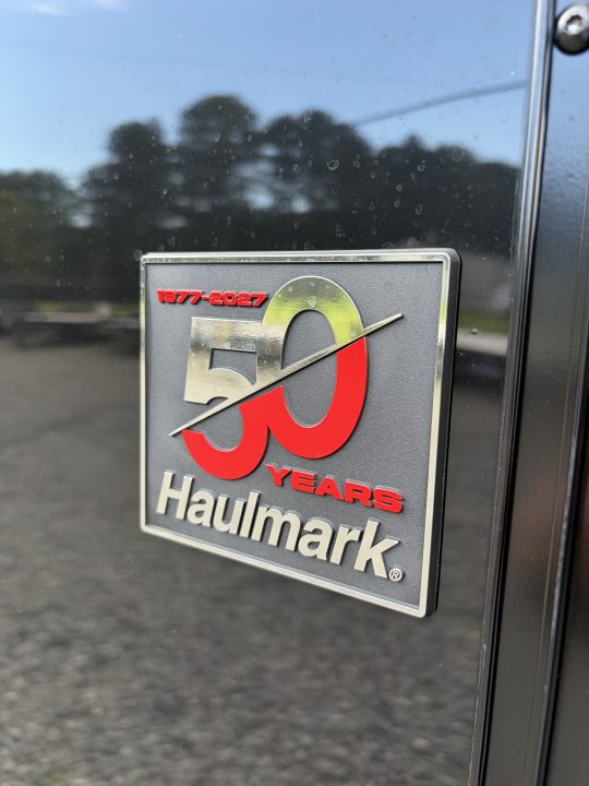 New 2027 Haulmark 44 Gooseneck Bathroom Race Trailer, Polycor, Air Prep, A/C, Awnings, Race Ready