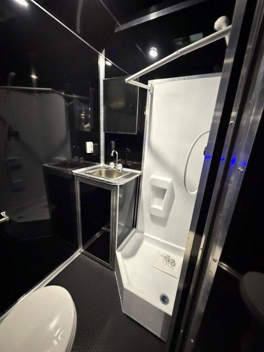 New 2027 Haulmark 44 Gooseneck Bathroom Race Trailer, Polycor, Air Prep, A/C, Awnings, Race Ready