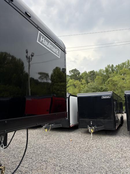 New 2027 Haulmark 44 Gooseneck Bathroom Race Trailer, Polycor, Air Prep, A/C, Awnings, Race Ready
