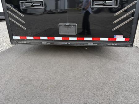 New 2027 Haulmark 44 Gooseneck Bathroom Race Trailer, Polycor, Air Prep, A/C, Awnings, Race Ready