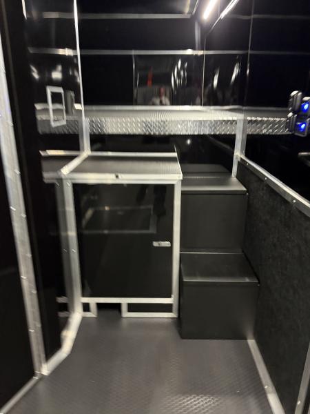 New 2027 Haulmark 44 Gooseneck Bathroom Race Trailer, Polycor, Air Prep, A/C, Awnings, Race Ready