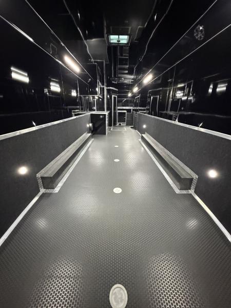 New 2027 Haulmark 44 Gooseneck Bathroom Race Trailer, Polycor, Air Prep, A/C, Awnings, Race Ready