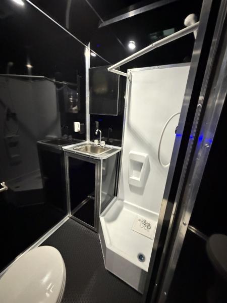 New 2027 Haulmark 44 Gooseneck Bathroom Race Trailer, Polycor, Air Prep, A/C, Awnings, Race Ready