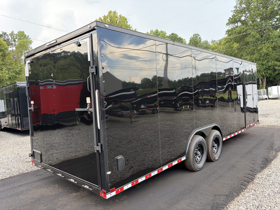 New 2027 Spartan Cargo 8.5x24 Enclosed Trailer, PolyCor, BIG PKG, 12" On Center Frame, 14K GVWR, 60" Triple Tube Tongue, 7' Interior, Heavy Duty Rear Ramp Door