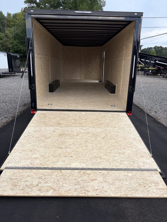 New 2027 Spartan Cargo 8.5x24 Enclosed Trailer, PolyCor, BIG PKG, 12" On Center Frame, 14K GVWR, 60" Triple Tube Tongue, 7' Interior, Heavy Duty Rear Ramp Door
