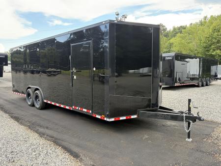 New 2027 Spartan Cargo 8.5x24 Enclosed Trailer, PolyCor, BIG PKG, 12  On Center Frame, 14K GVWR, 60  Triple Tube Tongue, 7' Interior, Heavy Duty Rear Ramp Door