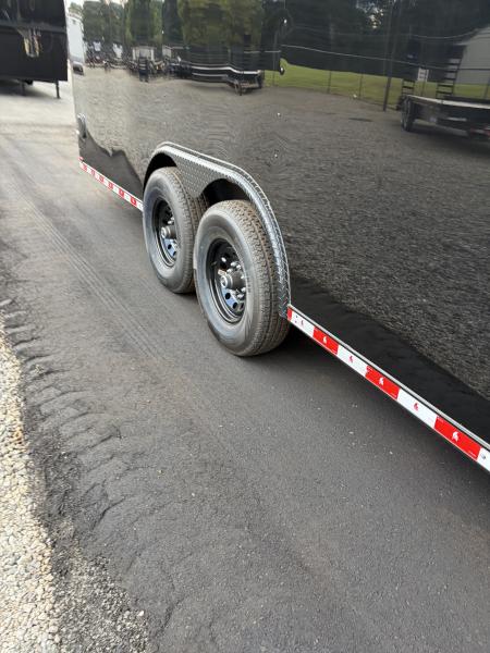 New 2027 Spartan Cargo 8.5x24 Enclosed Trailer, PolyCor, BIG PKG, 12" On Center Frame, 14K GVWR, 60" Triple Tube Tongue, 7' Interior, Heavy Duty Rear Ramp Door