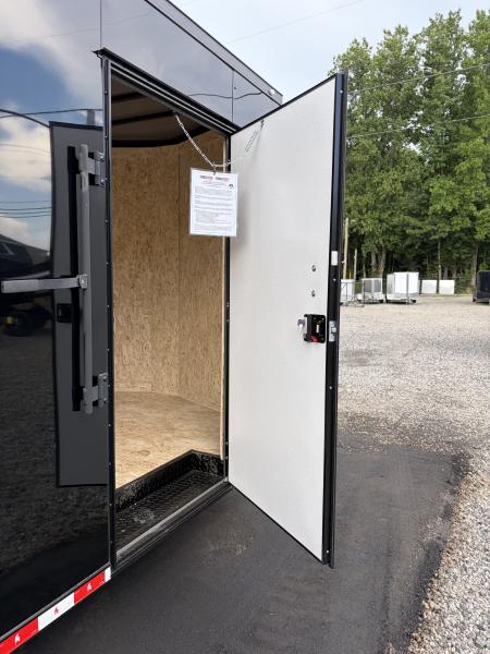 New 2027 Spartan Cargo 8.5x24 Enclosed Trailer, PolyCor, BIG PKG, 12" On Center Frame, 14K GVWR, 60" Triple Tube Tongue, 7' Interior, Heavy Duty Rear Ramp Door