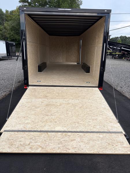 New 2027 Spartan Cargo 8.5x24 Enclosed Trailer, PolyCor, BIG PKG, 12" On Center Frame, 14K GVWR, 60" Triple Tube Tongue, 7' Interior, Heavy Duty Rear Ramp Door