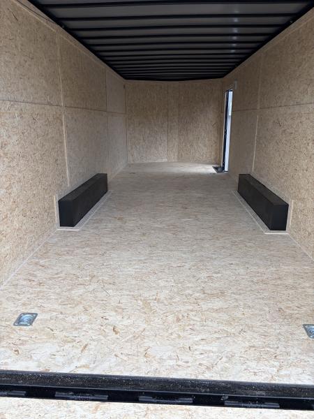 New 2027 Spartan Cargo 8.5x24 Enclosed Trailer, PolyCor, BIG PKG, 12" On Center Frame, 14K GVWR, 60" Triple Tube Tongue, 7' Interior, Heavy Duty Rear Ramp Door