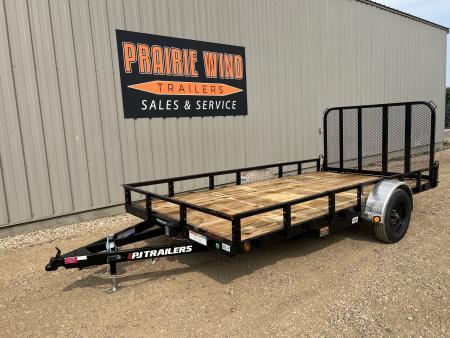 New 2027 PJ Trailers 14' Utility U8 3K w/brakes Utility Trailer