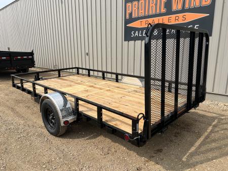 New 2027 PJ Trailers 14' Utility U8 3K w/brakes Utility Trailer