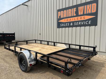 New 2027 PJ Trailers 14' Utility U8 3K w/brakes Utility Trailer