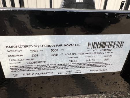 New 2027 H&H Trailers 14' ATV 5K RSV8214-050 Utility Trailer