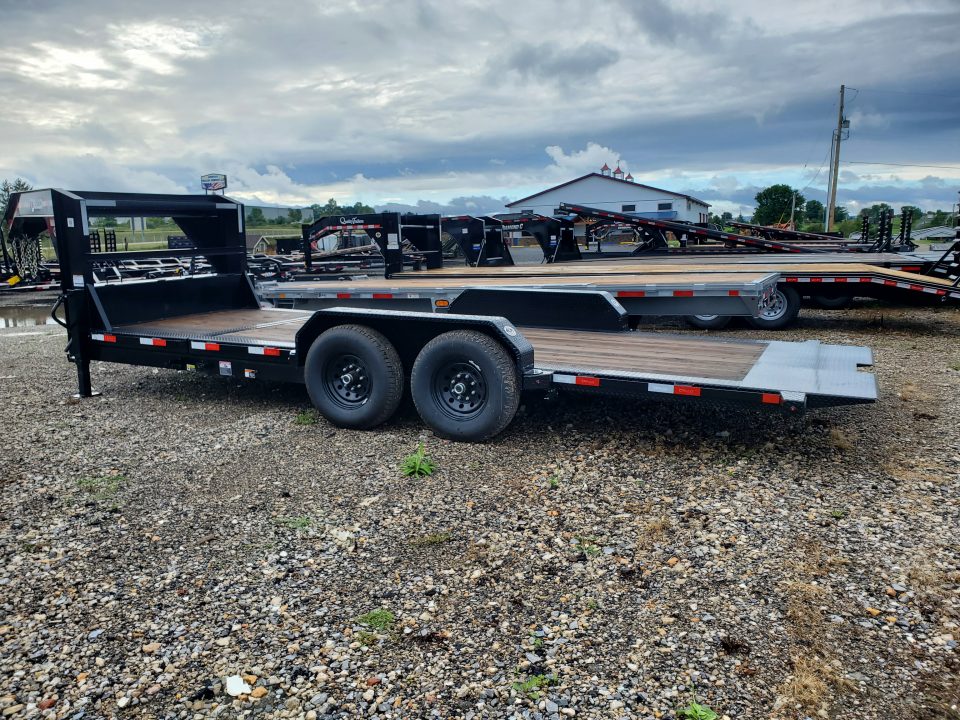 New 2026 Delco Trailers Gooseneck Equipment Tilt / 14,000 GVWR / 83"x20' (4' Stationary)