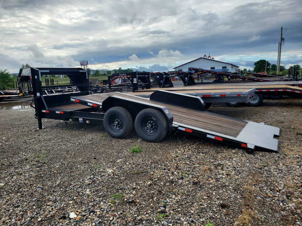New 2026 Delco Trailers Gooseneck Equipment Tilt / 14,000 GVWR / 83"x20' (4' Stationary)