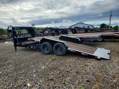 New 2026 Delco Trailers Gooseneck Equipment Tilt / 14,000 GVWR / 83"x20' (4' Stationary)