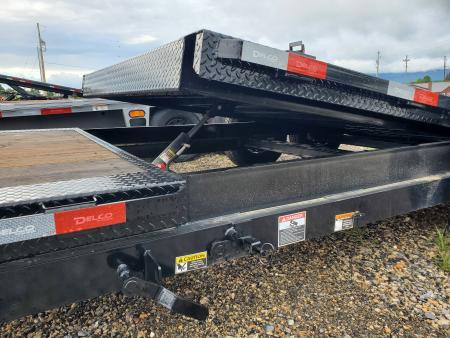 New 2026 Delco Trailers Gooseneck Equipment Tilt / 14,000 GVWR / 83"x20' (4' Stationary)