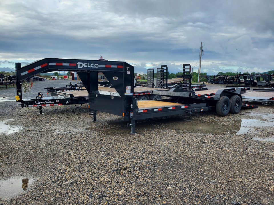 New 2026 Delco Trailers Gooseneck Equipment Tilt / 14,000 GVWR / 83"x24' (8' Stationary)